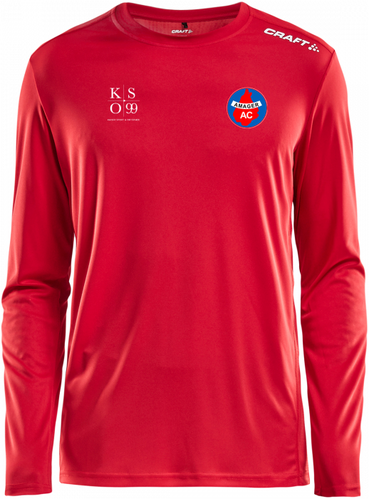 Craft - Aac Competition Tee Ls Men - Rojo