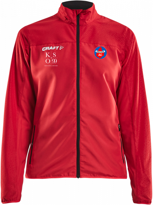Craft - Aac Tr Wind Jacket Women - Rosso & bianco