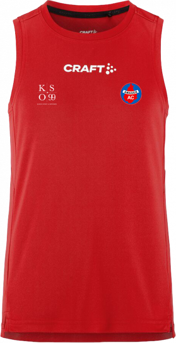 Craft - Aac Konkurrence Singlet Kids - Bright Red