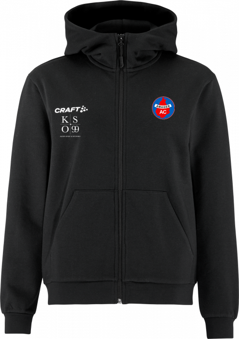 Craft - Aac Fritid Fz Hoodie Women - Noir