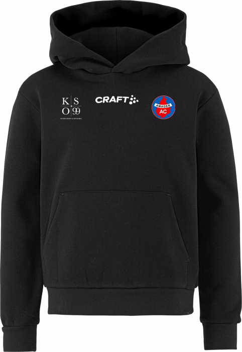 Craft - Aac Fritid Hoodie Kids - Black