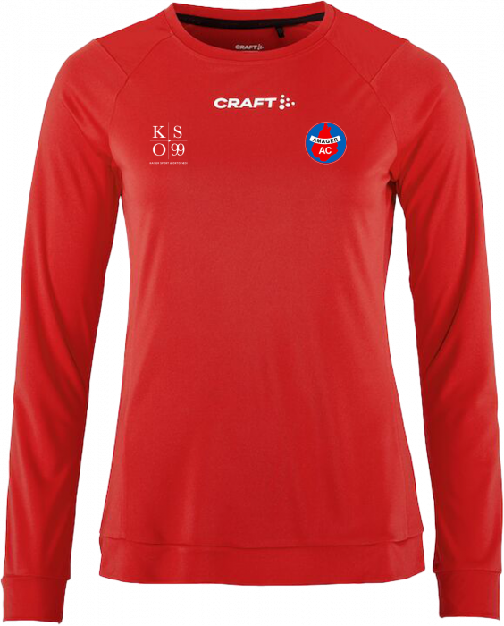 Craft - Aac Konkurrence Langærmet T-Shirt Dame - Bright Red