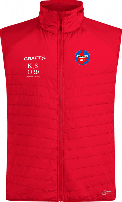 Craft - Aac Tr. Vest Men - Czerwony & biały